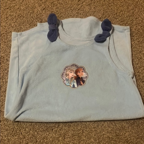 Frozen Themed Light Blue Terrycloth Swim Coverup - Picture 1 of 5